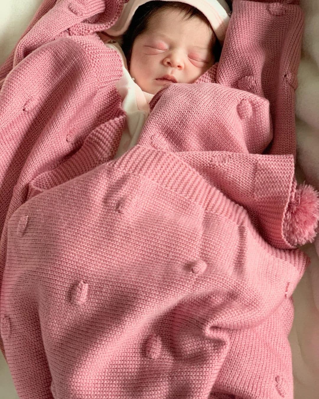 la primera foto de Luciana, segunda hija de La Jarocha