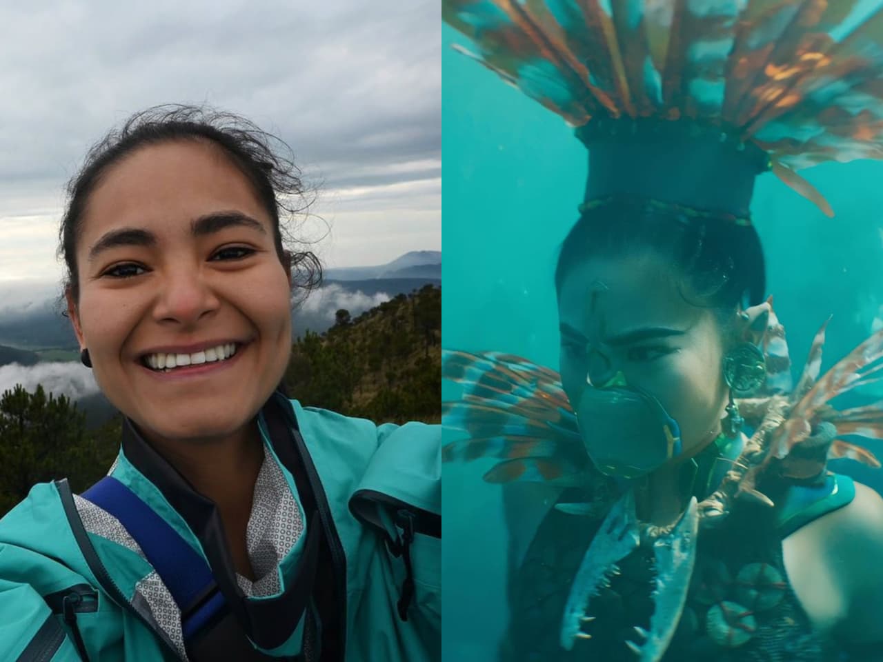 Mabel Cadena rompió un récord de Tom Cruise bajo el agua